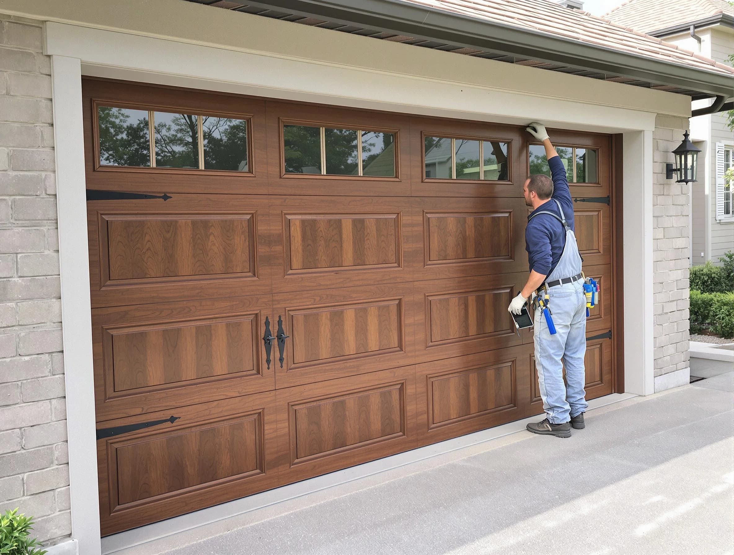 Custom garage door showcase by Villa Rica Garage Door Repair in Villa Rica