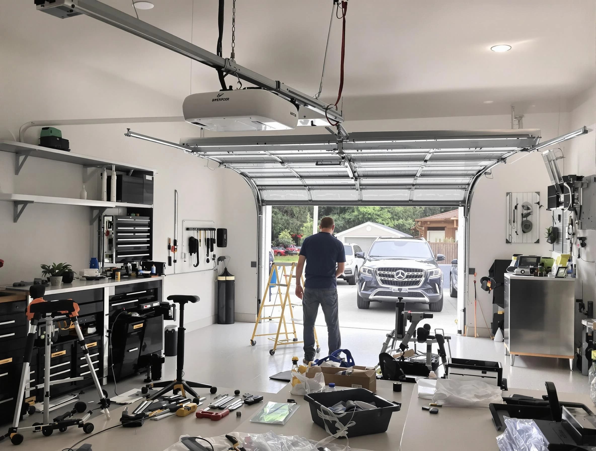Garage door opener installation by Villa Rica Garage Door Repair in Villa Rica