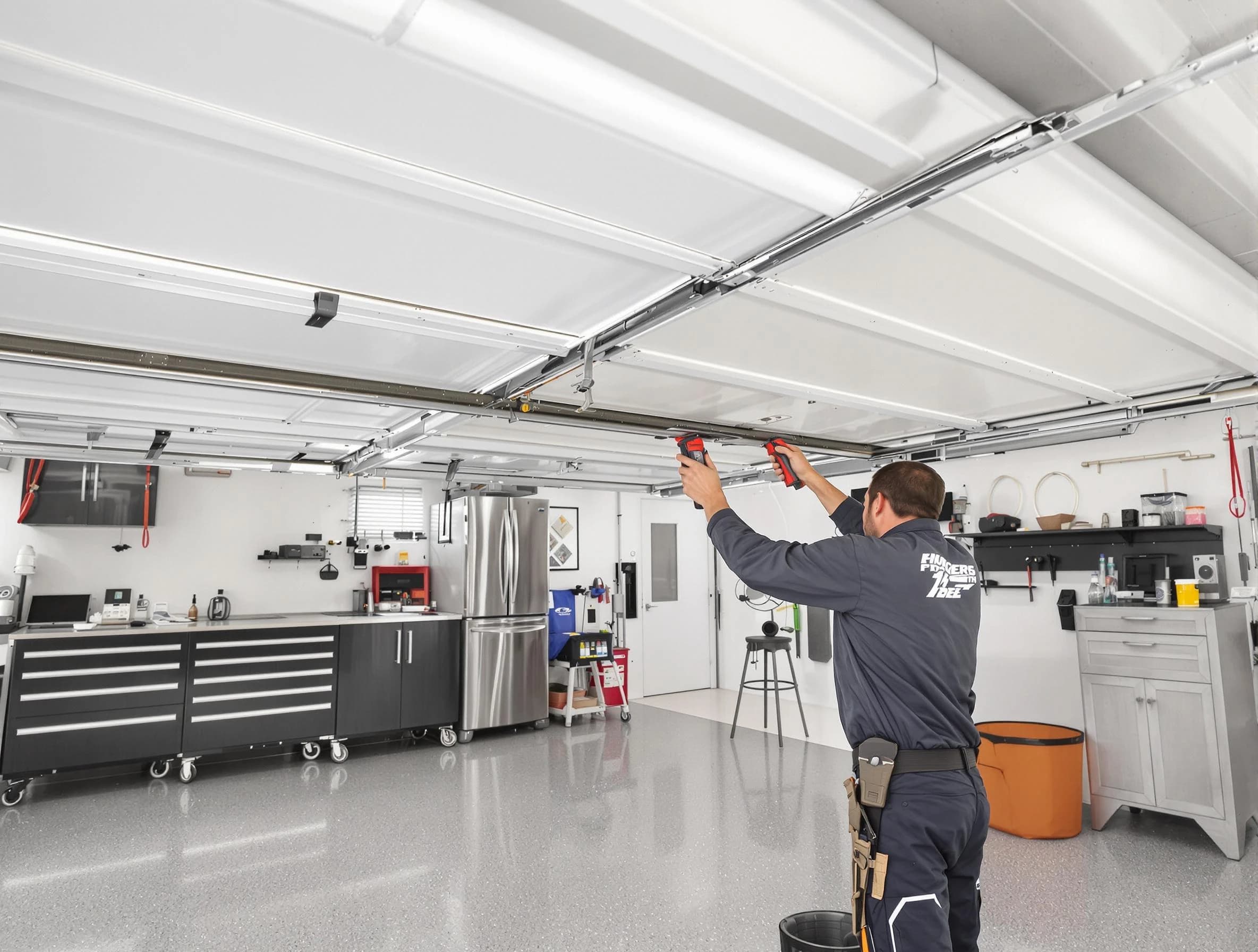 Overhead garage door repair service by Villa Rica Garage Door Repair in Villa Rica