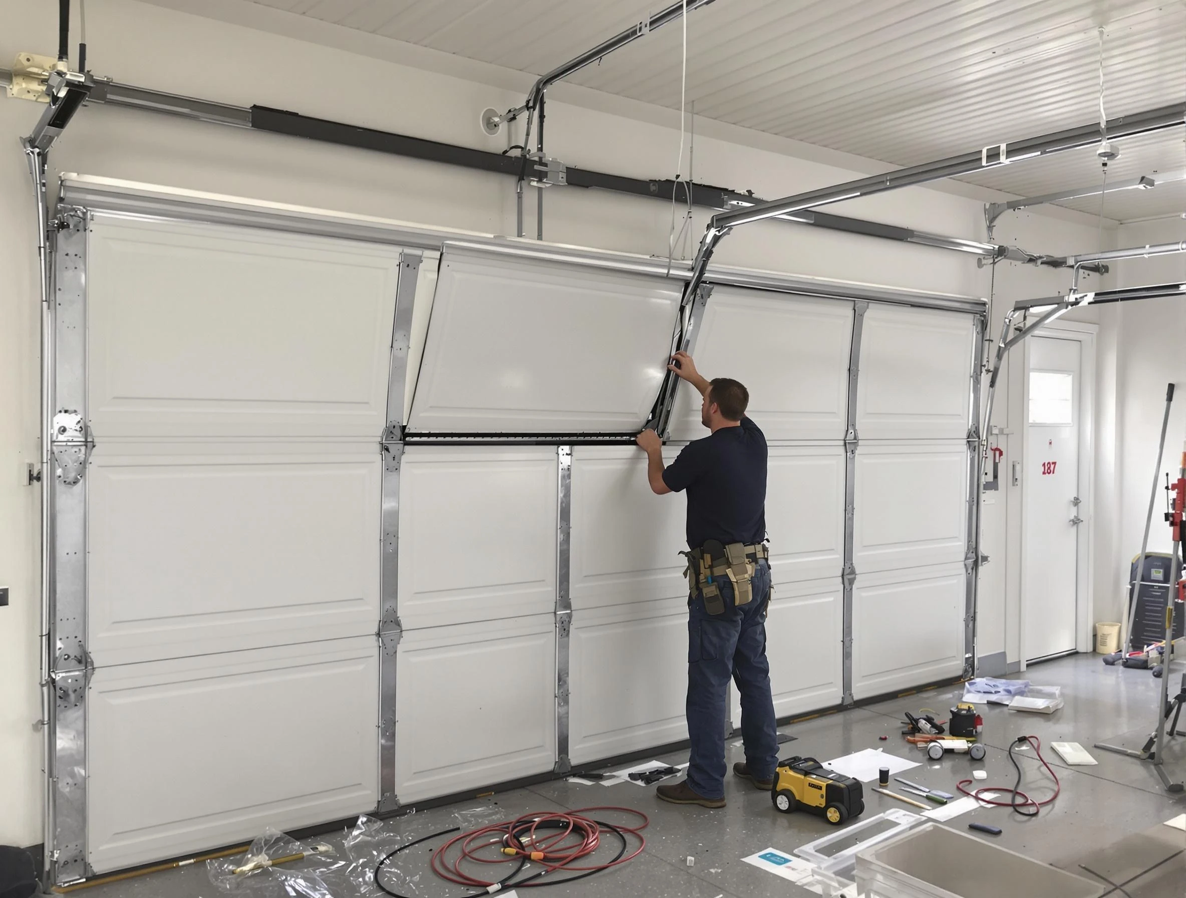 Garage Door Section Replacement in Villa Rica