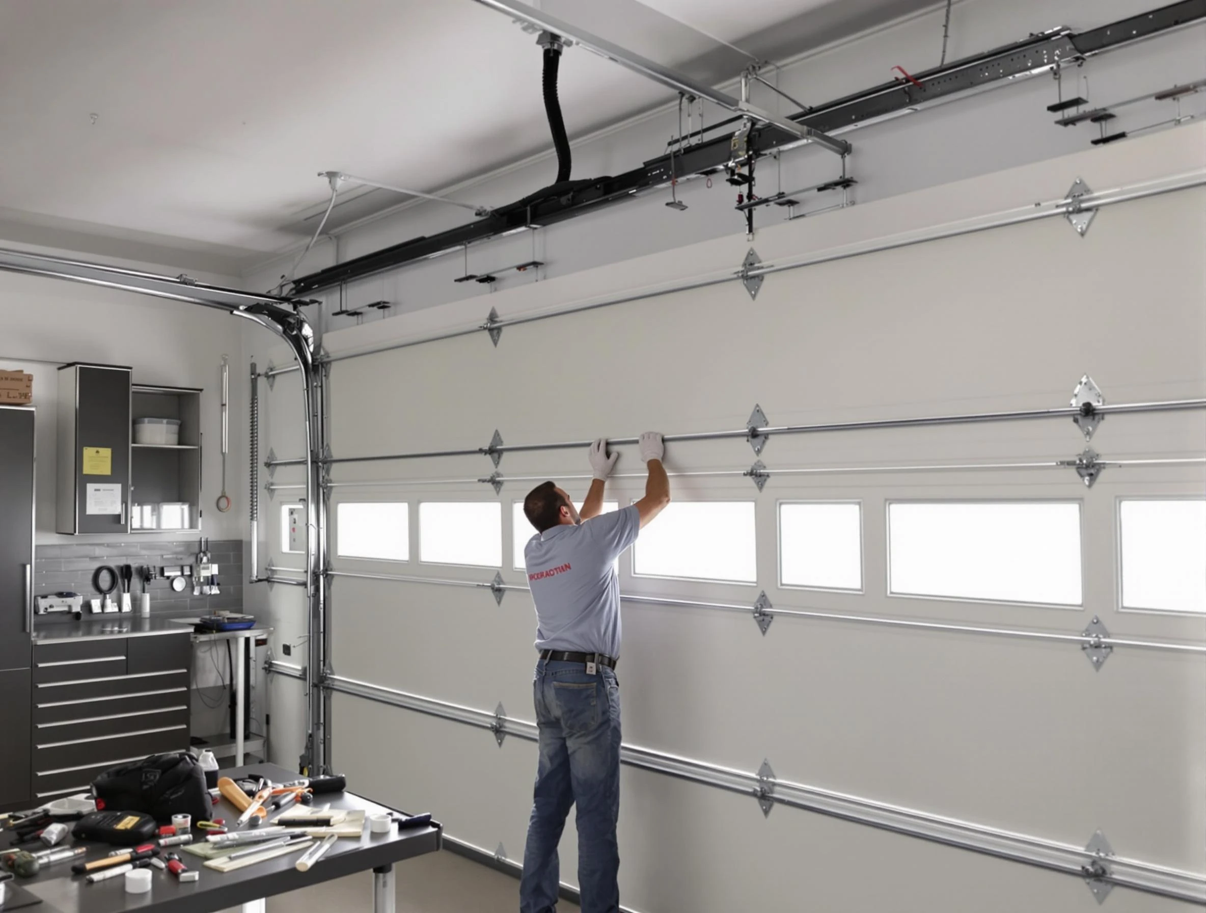 Garage Door Track Repair in Villa Rica